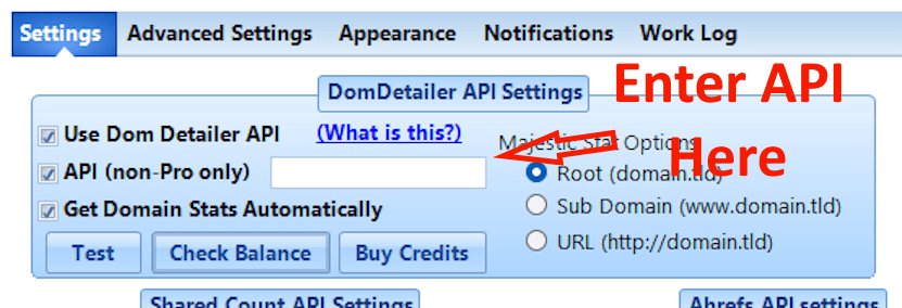 Settings for DHG Pro users